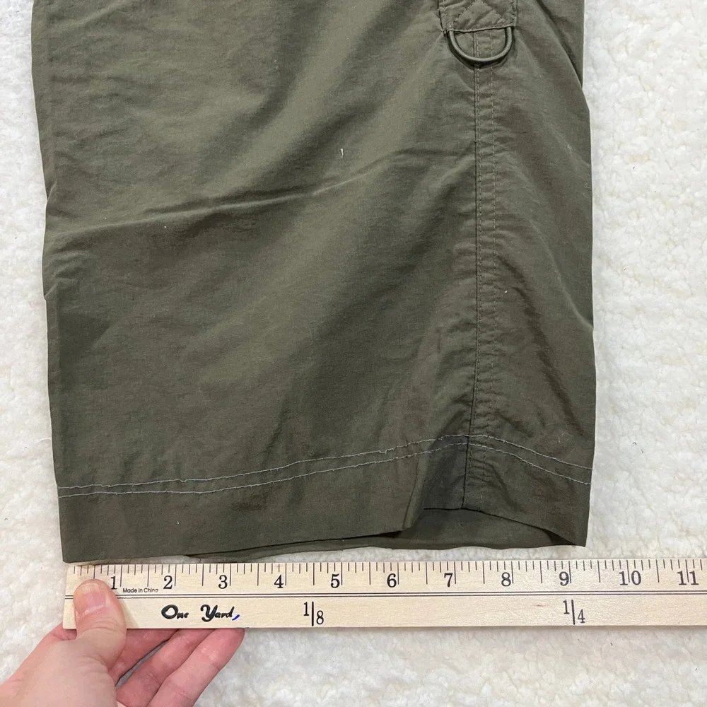 The North Face Cargo Pants Mens Medium Green Convertible Hiking Utility ANL2